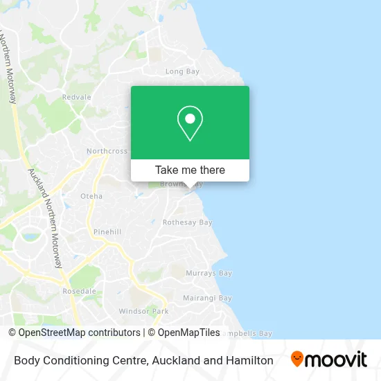 Body Conditioning Centre map