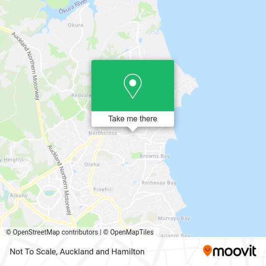 Not To Scale map