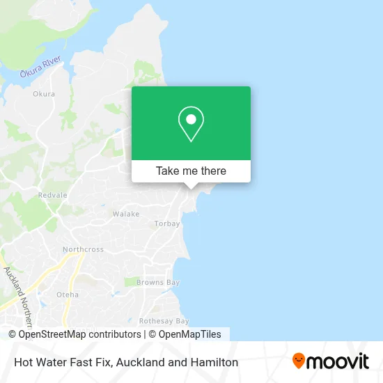 Hot Water Fast Fix map