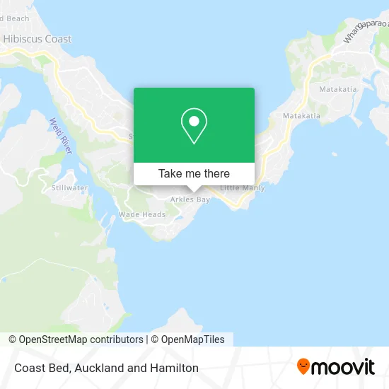 Coast Bed map