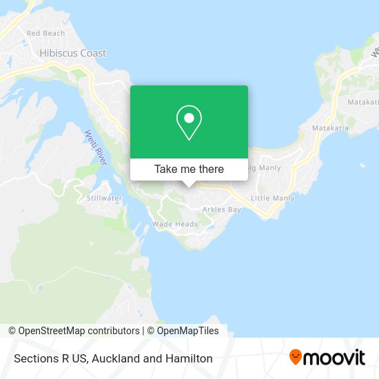 Sections R US map