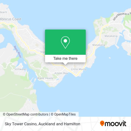 Sky Tower Casino map
