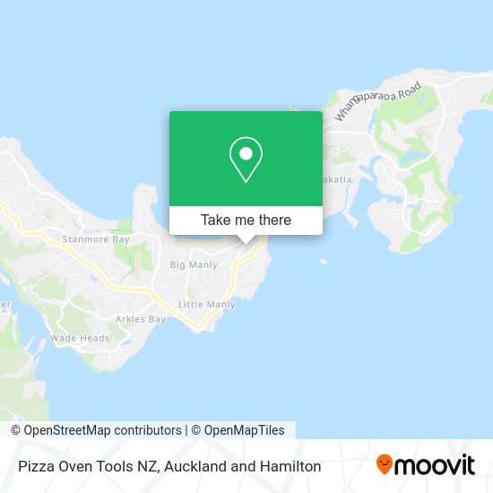 Pizza Oven Tools NZ map