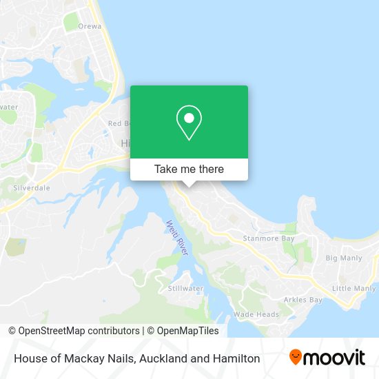 House of Mackay Nails map