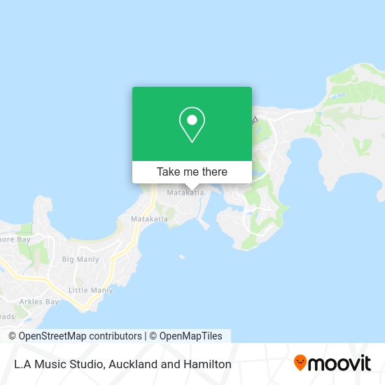 L.A Music Studio map