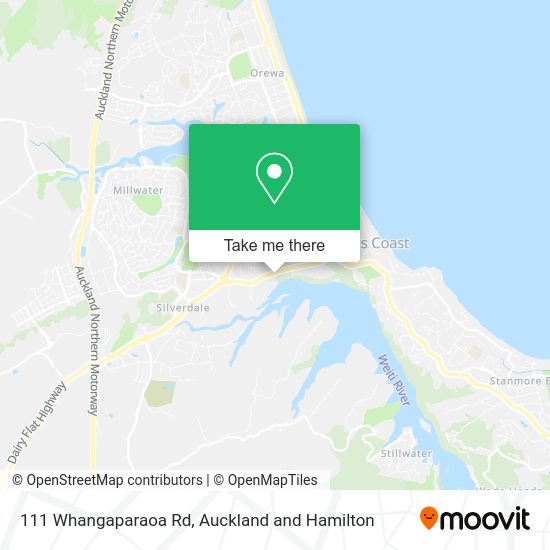 111 Whangaparaoa Rd map
