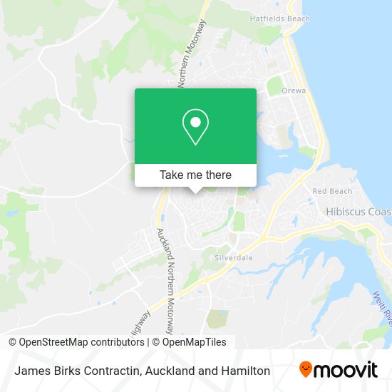 James Birks Contractin map