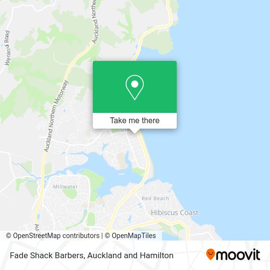 Fade Shack Barbers map