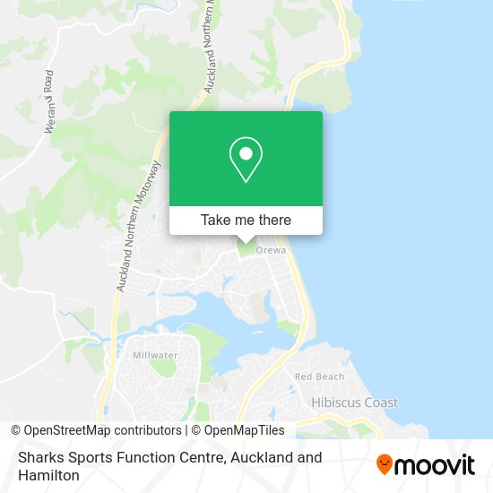 Sharks Sports Function Centre map