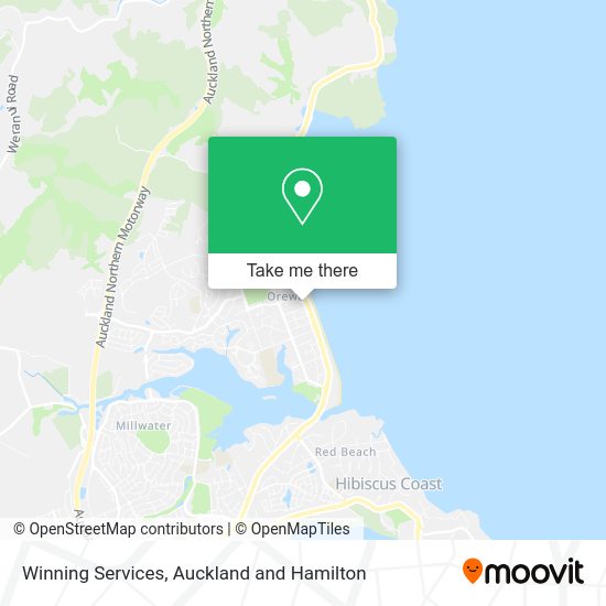 Winning Services map