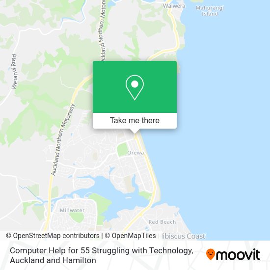 Computer Help for 55 Struggling with Technology map