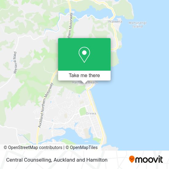 Central Counselling map