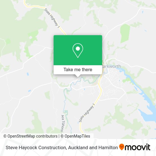 Steve Haycock Construction map