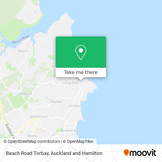 Beach Road Torbay map