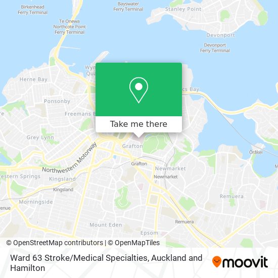 Ward 63 Stroke / Medical Specialties map