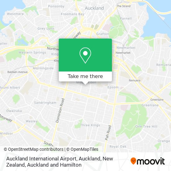 Auckland International Airport, Auckland, New Zealand map