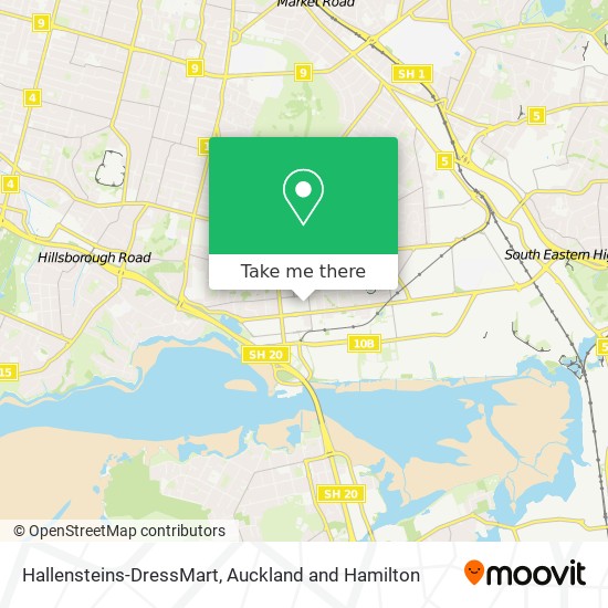 Hallensteins-DressMart地图