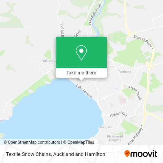 Textile Snow Chains map