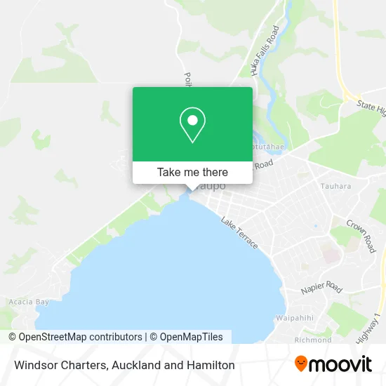 Windsor Charters map