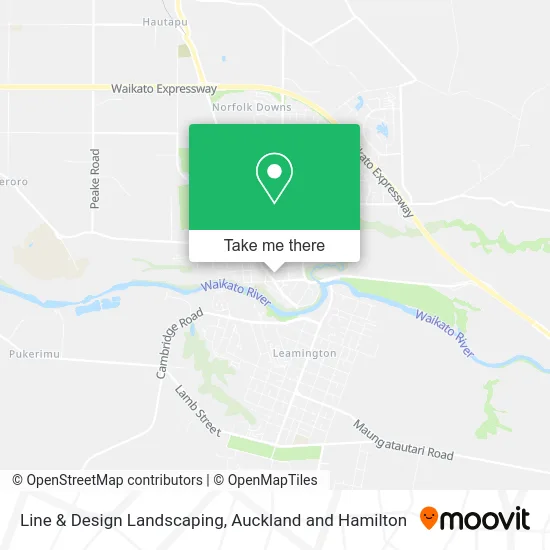 Line & Design Landscaping map