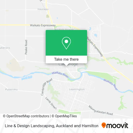 Line & Design Landscaping map