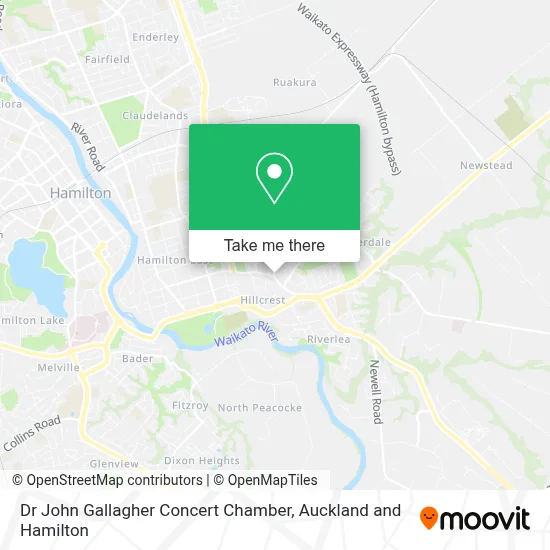 Dr John Gallagher Concert Chamber map