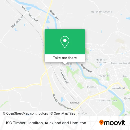 JSC Timber Hamilton map