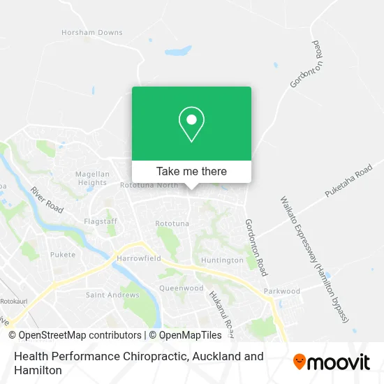 Health Performance Chiropractic map