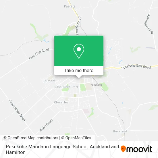 Pukekohe Mandarin Language School map