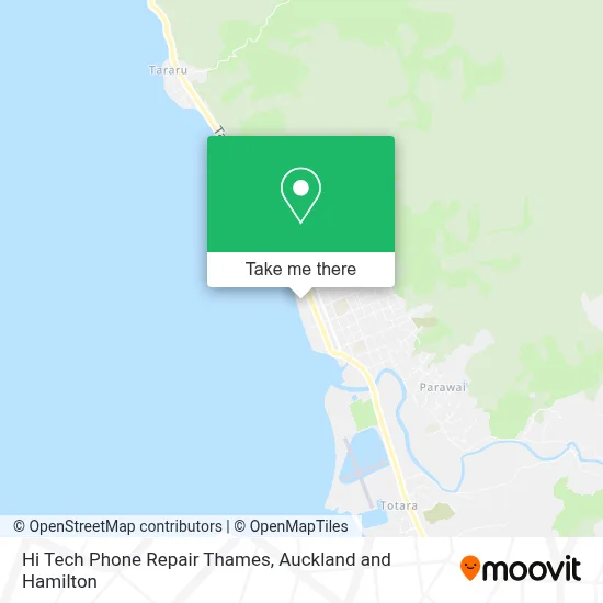 Hi Tech Phone Repair Thames map