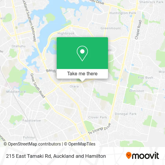 215 East Tamaki Rd map