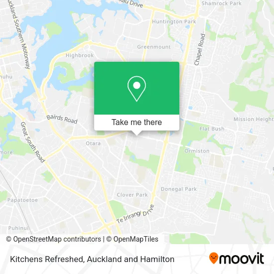 Kitchens Refreshed map
