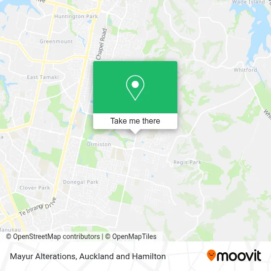 Mayur Alterations map