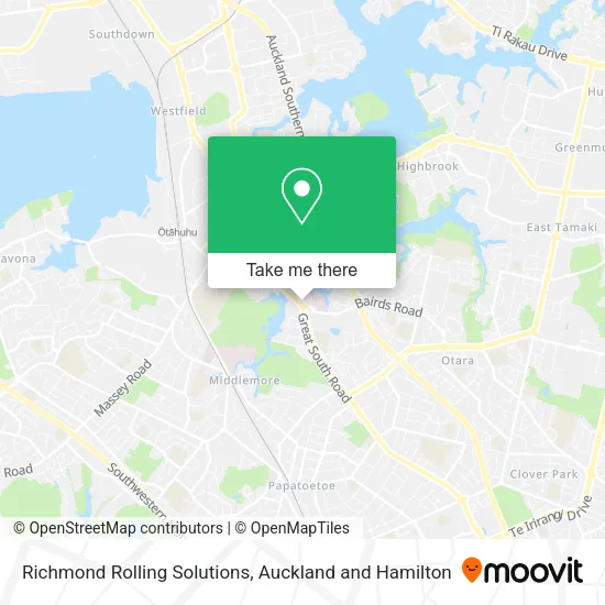Richmond Rolling Solutions map