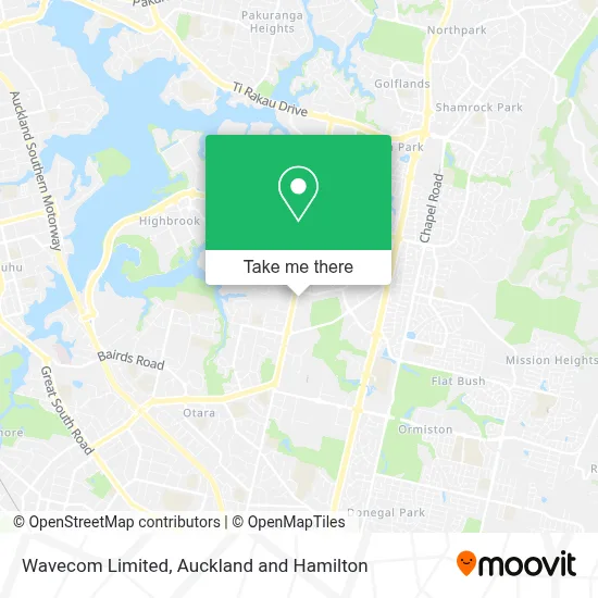 Wavecom Limited map