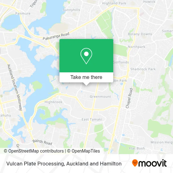 Vulcan Plate Processing map