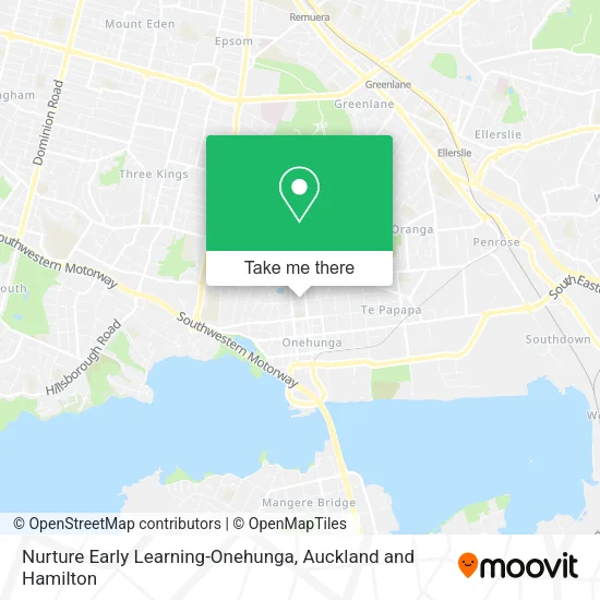 Nurture Early Learning-Onehunga map