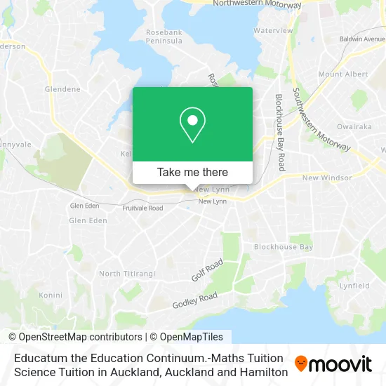 Educatum the Education Continuum.-Maths Tuition Science Tuition in Auckland map