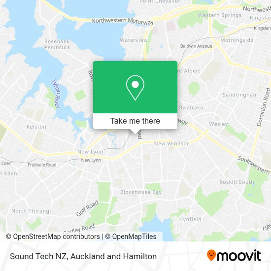 Sound Tech NZ map