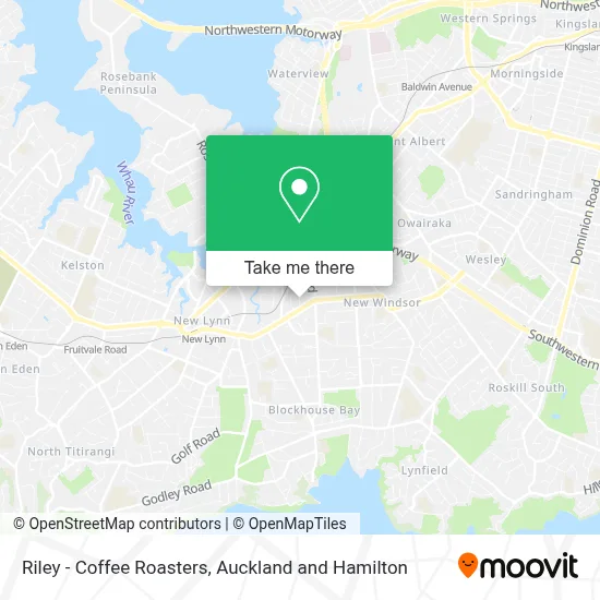 Riley - Coffee Roasters map
