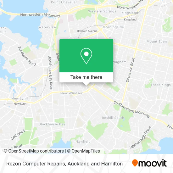 Rezon Computer Repairs map