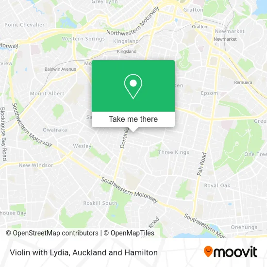 Violin with Lydia map