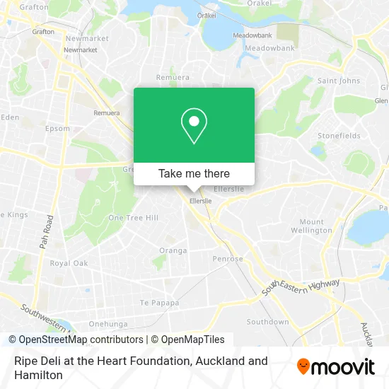 Ripe Deli at the Heart Foundation map