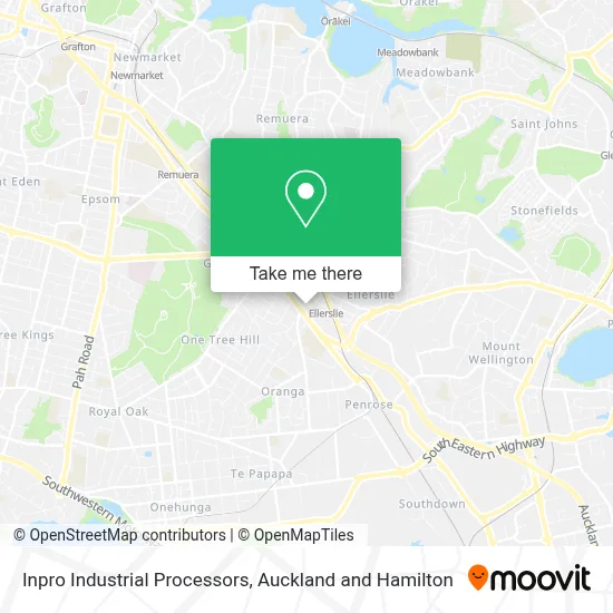 Inpro Industrial Processors map