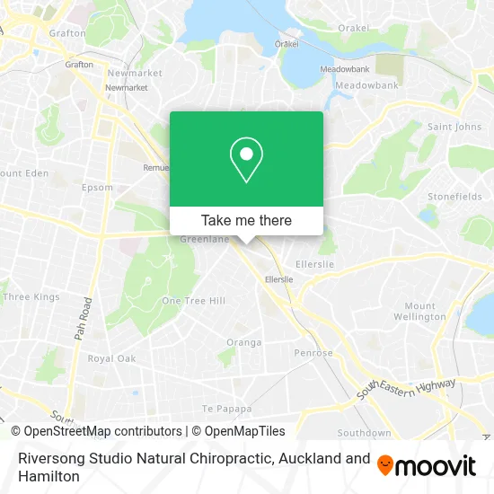 Riversong Studio Natural Chiropractic map