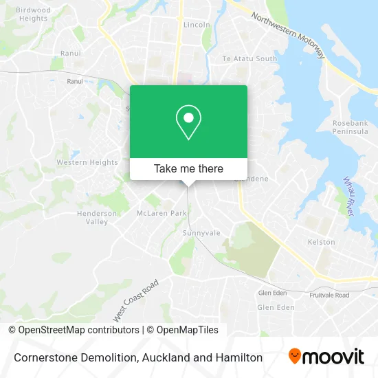 Cornerstone Demolition map