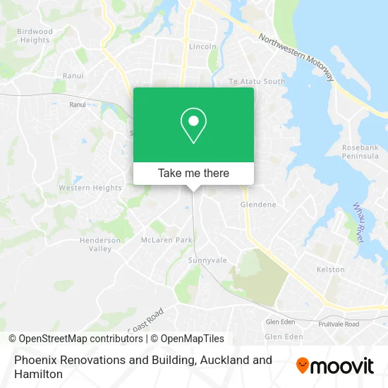 Phoenix Renovations and Building map