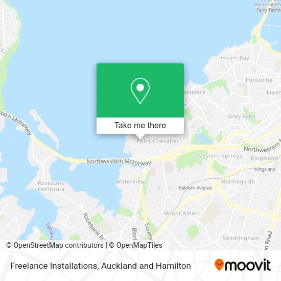 Freelance Installations map
