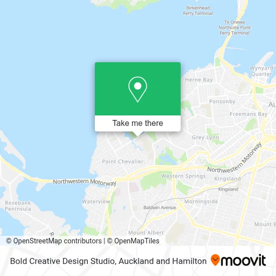 Bold Creative Design Studio map