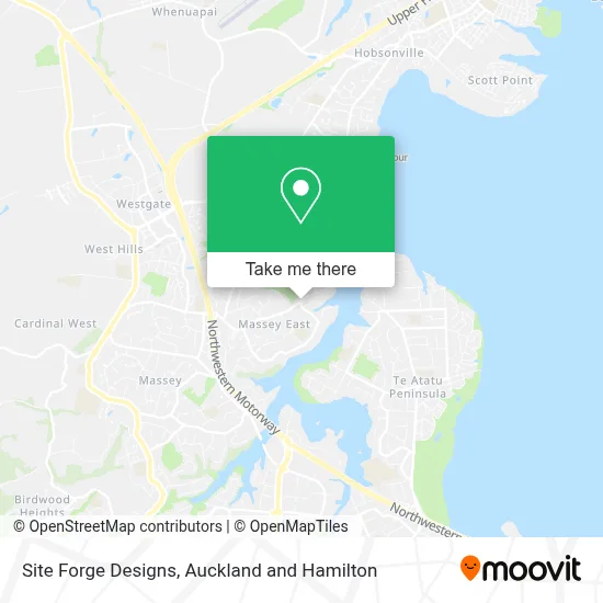 Site Forge Designs map